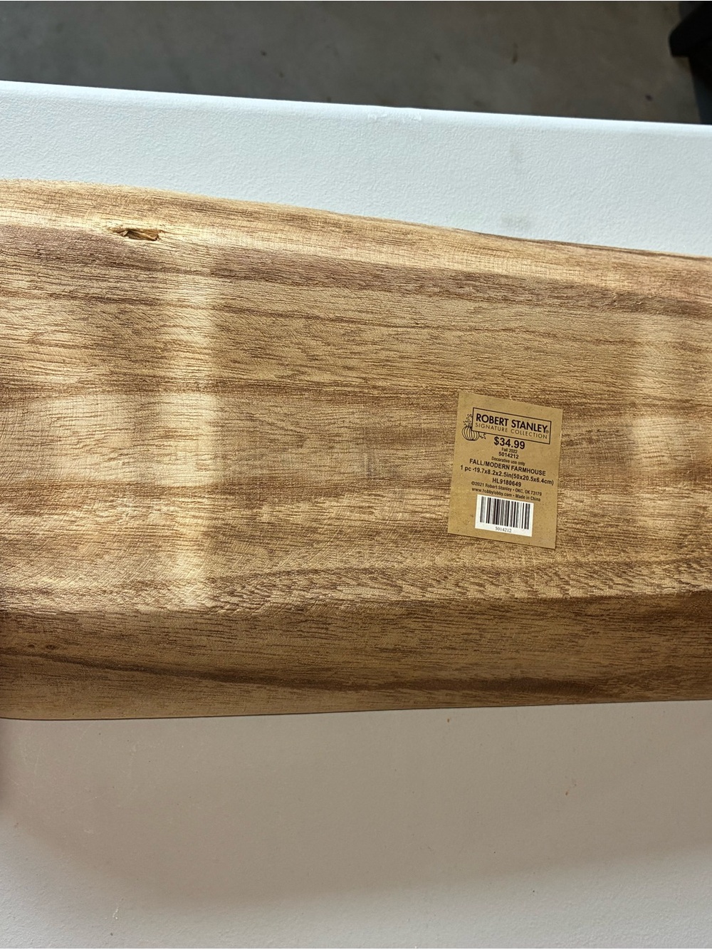 Hand-Carved Large Wooden Dough Bowl - Natural Wood - Picture 3 of 8